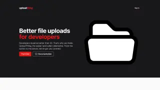Uploadthing Homepage