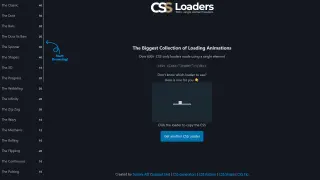 CSS Loaders Homepage