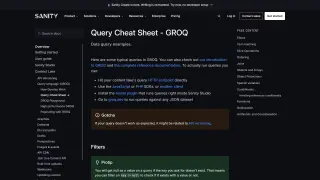 Groq Query CheetSheet