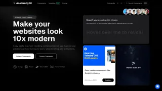 Aceternity UI Homepage